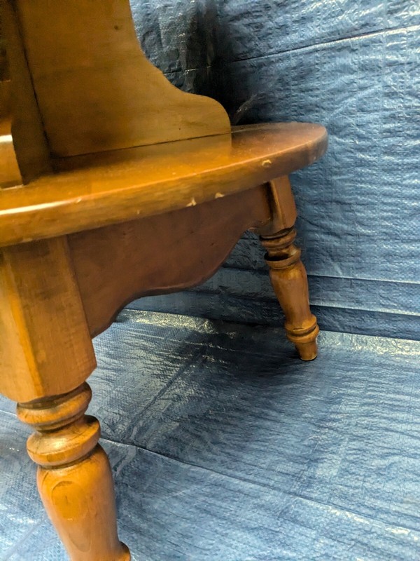 Vintage Two Tier End Table Round Side Table gallery