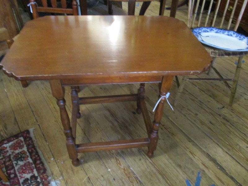 Antique Hand Crafted Pine Tavern Table