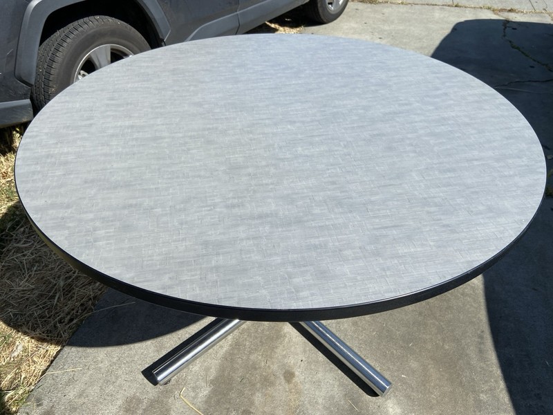 Florence Knoll Style Mid Century Modern Conference Room Table 48”/48”/29” gallery