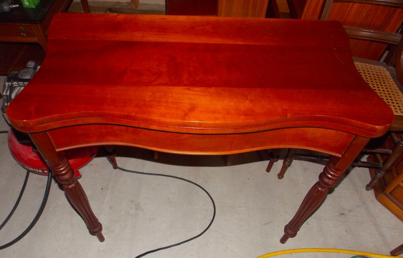 Solid Cherry Flip Top Game Table / Entry Table (ENT23)