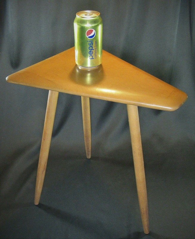 Mid-Century Modern CUSHMAN Cigarette or Side Table Signed ca.1950's Rare Piece! gallery