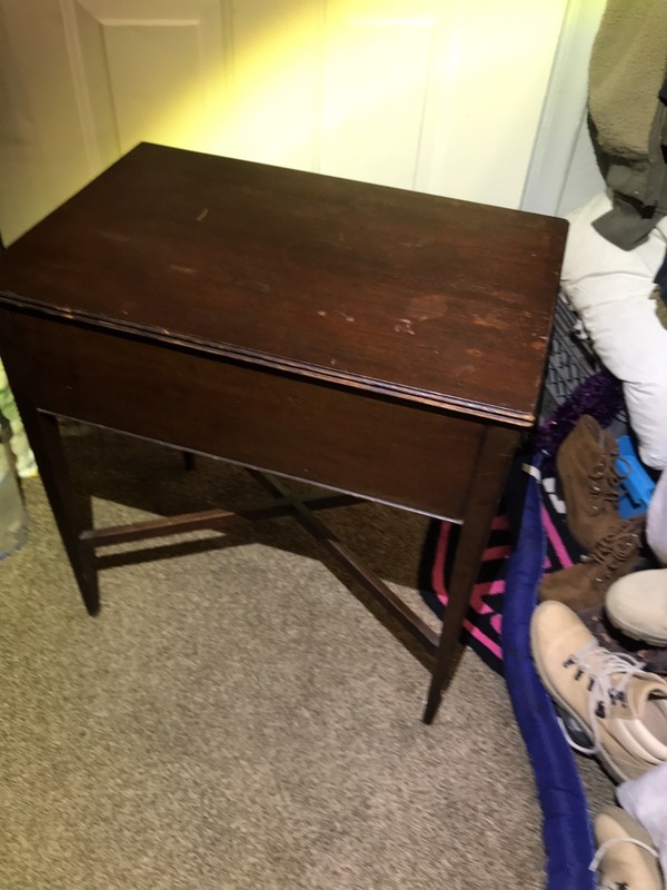 Antique Mahogany End Table/Nightstand from Imperial Furniture Co gallery