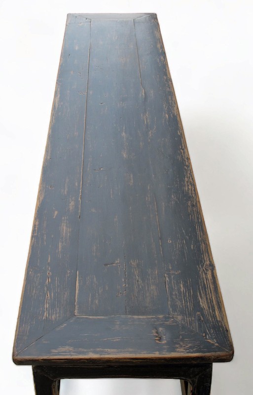 Vintage Black 79" Inch Long MingQing Console Table gallery