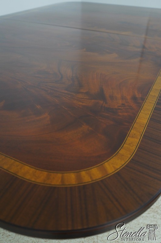 L62807: Regency Style Flame Mahogany Dining Room Table gallery