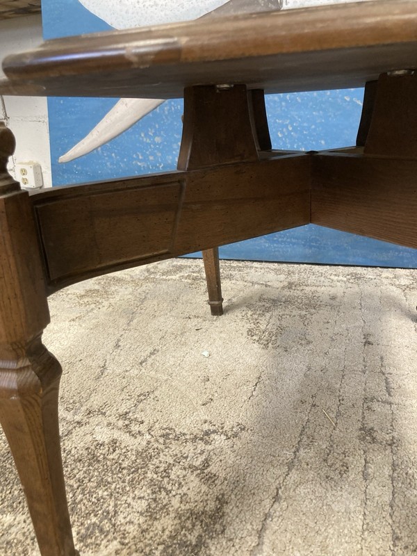 Unique Vintage Mid Century Modern Spanish Gothic Baroque Floating Top End Table gallery
