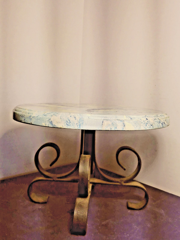 Acrylic Wrought Iron Plant Stand 6.5" gallery