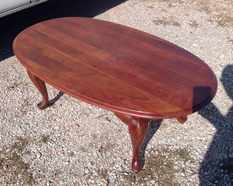Oval Cherry Coffee Table (CT-396)