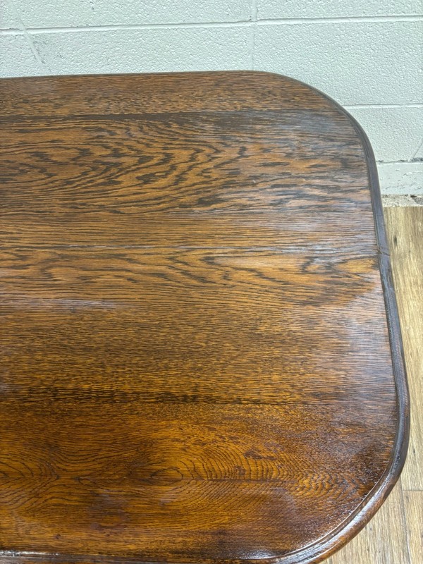 Antique French Henry II Renaissance Walnut Center Coffee Cocktail Table gallery
