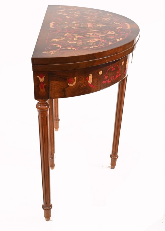 French Empire Card Chess Table Demi Console Games Tables gallery