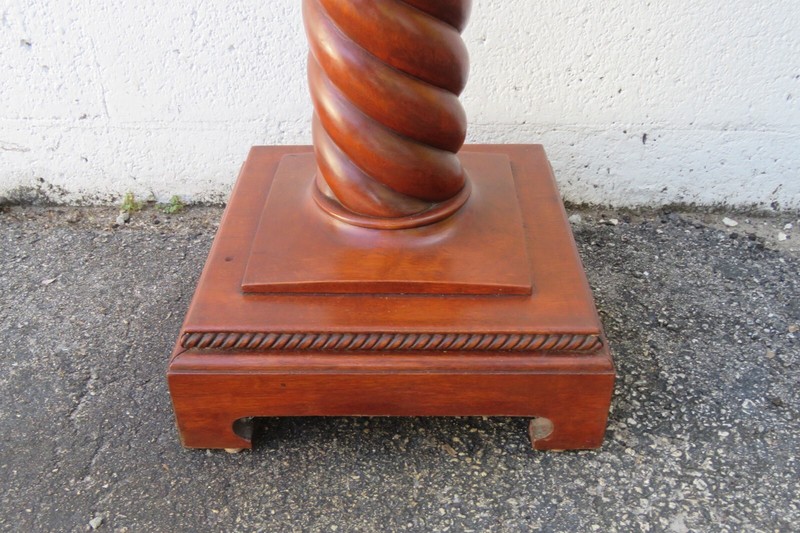 Early 1900s Spindle Plant Statue Stand 5896A gallery