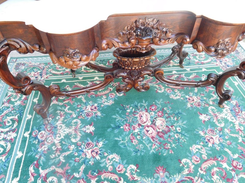 SUPERIOR VICTORIAN J & JW MEEKS ROSEWOOD DRESSING TABLE gallery
