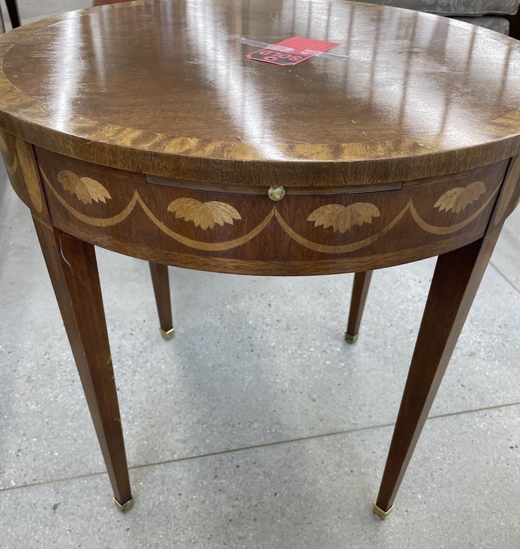 Baker Furniture Federal Inlaid Mahogany Table