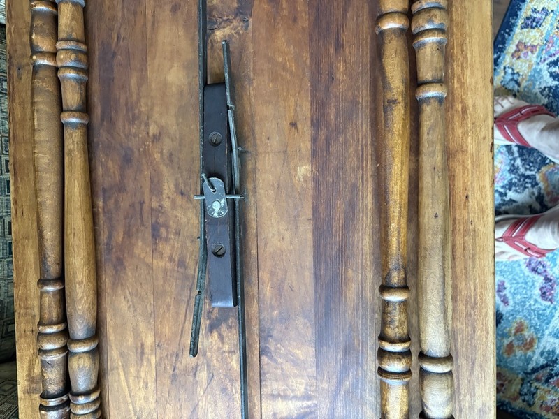 Antique Child’s Fold Up Sewing Table gallery