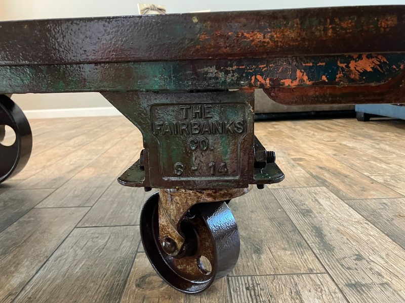 railroad cart coffee table gallery
