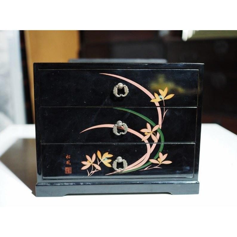 Japanese Lacquerware Small Drawer Koro-ten Exhibition Used 15cm (5.9in)