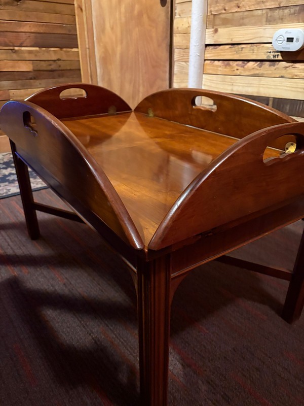 Drexel Furniture Cherry Butlers Tray Table Mid Century gallery