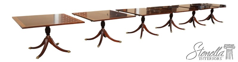 L69002 COUNCILL CRAFTSMEN Monumental Mahogany Dining Conference Table - 24 ft! gallery