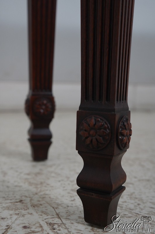L67092: HENKEL HARRIS Adams Style Mahogany Console Serving Table gallery