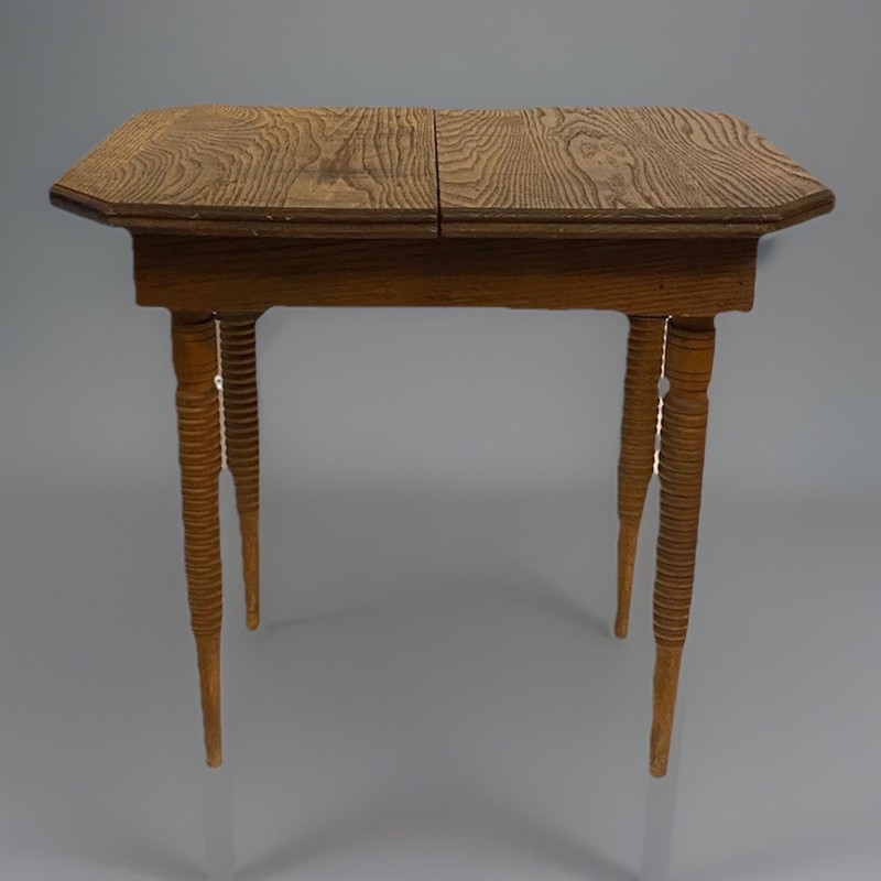Antique American Salesman Sample Expansion Dining Table M.E. Converse & Co. 1886