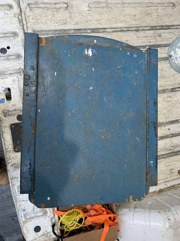 Drafting Antique Vintage Adjustable Cast Iron Steel Orig Blue Paint Small Metal gallery