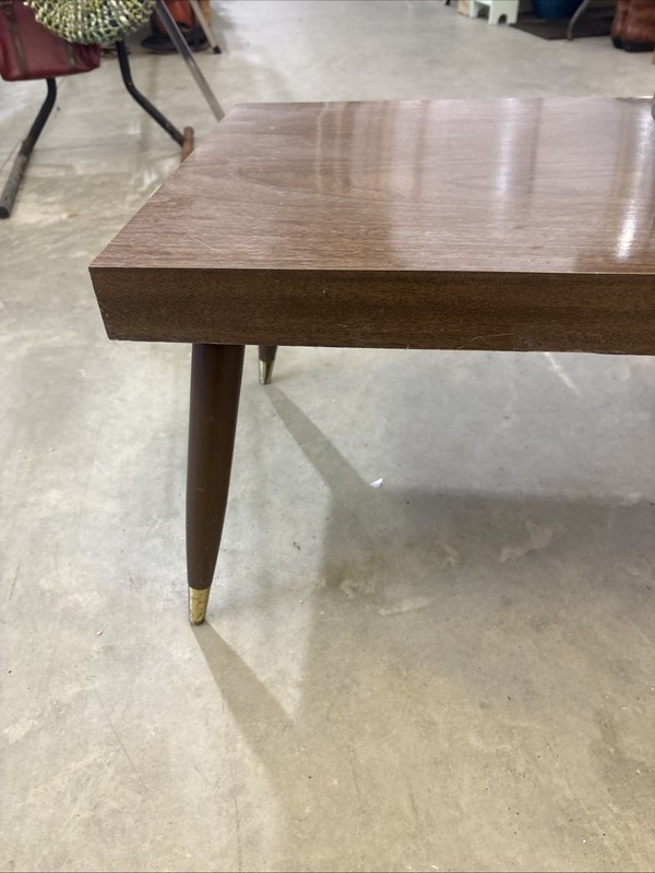 Vintage Mid-Century Modern Two-tier Step End Table Retro Side Table 🔥🔥🔥 gallery