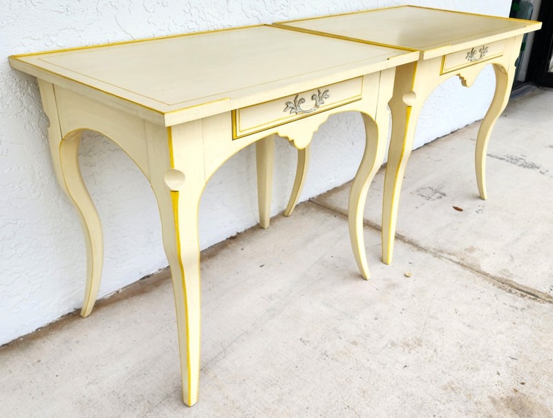 BAKER French Bedside End Tables Pair gallery