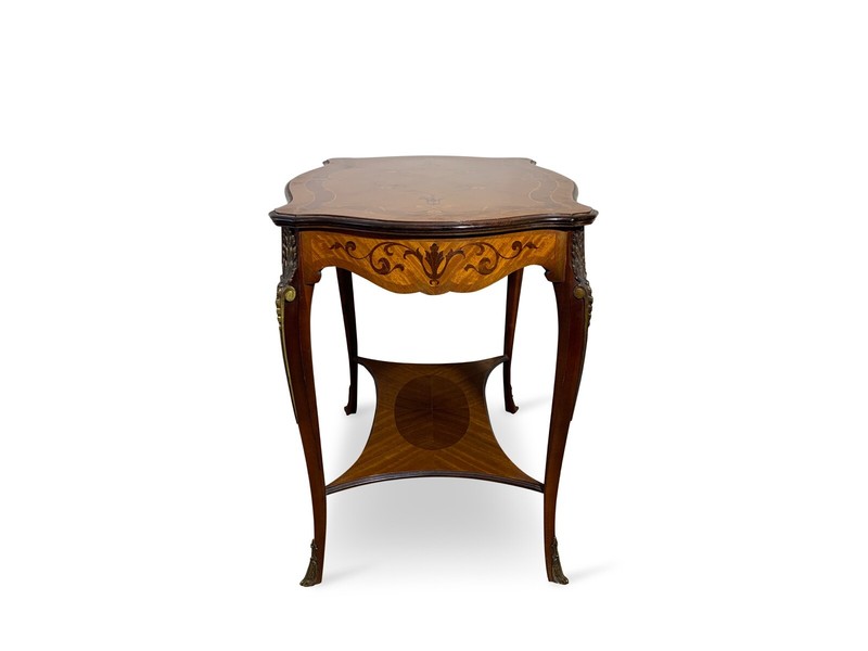 Satinwood French Inlay Side Table gallery