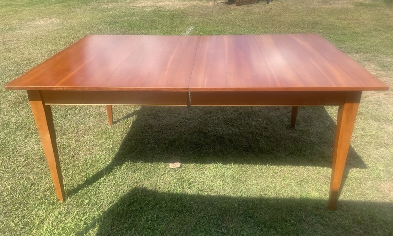 Vintage Ethan Allen Cherry Shaker Style Farmhouse Harvest Dining Table gallery