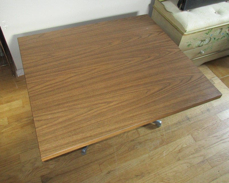 MCM Coffee Table Laminate, Aluminum Star Base Style HERMAN MILLER GEORGE NELSON gallery