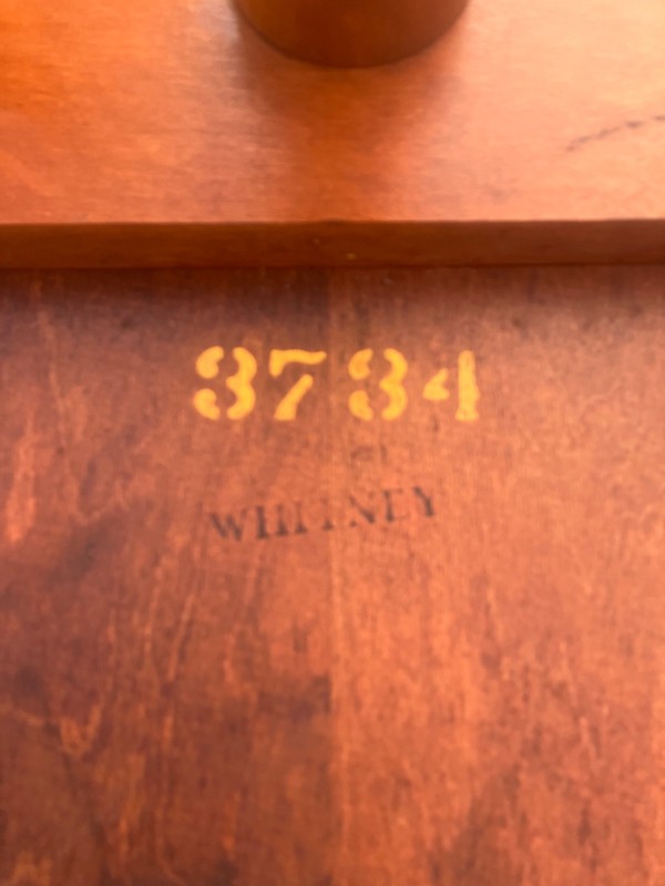 Vintage 41.5" Oval Maple Finish Cocktail Table gallery