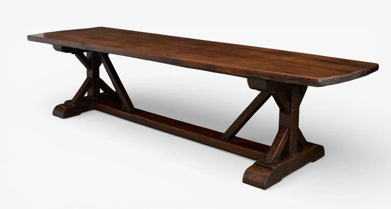 18th Century French Monastery 10ft Large Refectory Table gallery