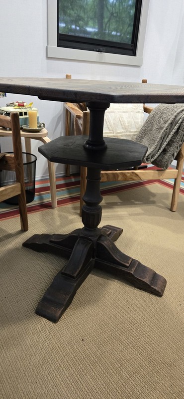 Antique Ferguson Brothers Octagonal Pedestal Table gallery