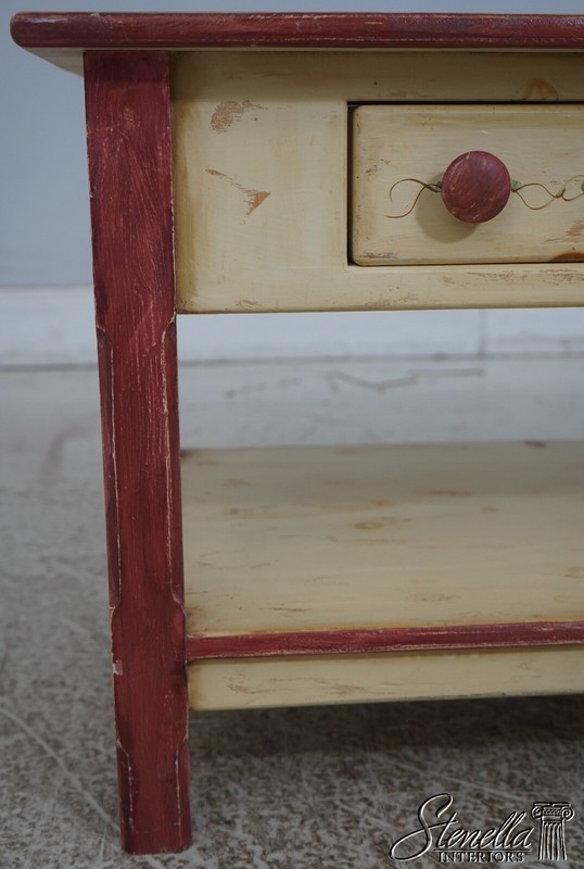 F68051: AMERICAN HERITAGE Country Hand Painted Coffee Table gallery