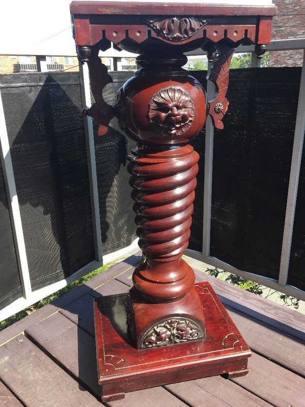 Rogers Group "Style" Pedestal Base;John Rogers;Rare;Victorian;1880-1899Statue;#4 gallery