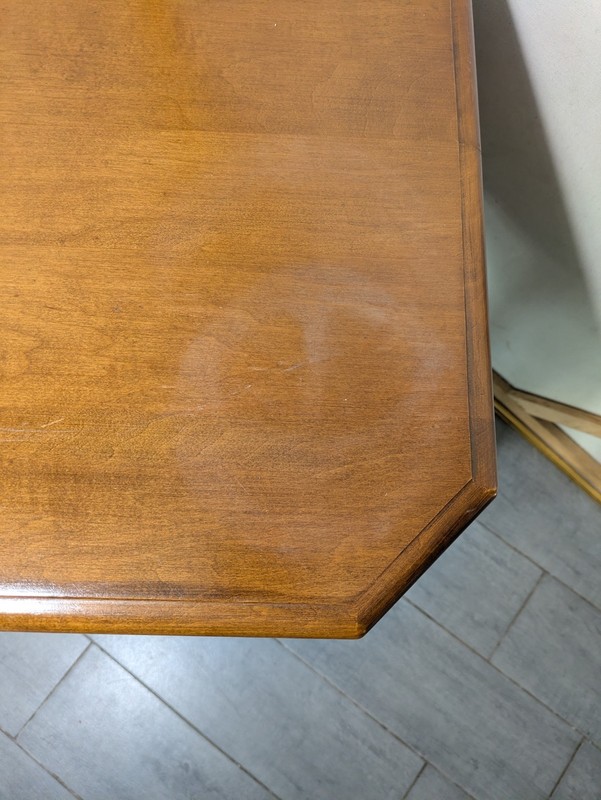 Vintage Heywood Wakefield Solid Maple Wood Colonial 2-Tier Side Table MCM B29 gallery