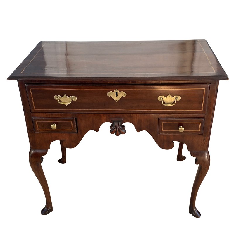 18th C. English Queen Anne Walnut Lowboy