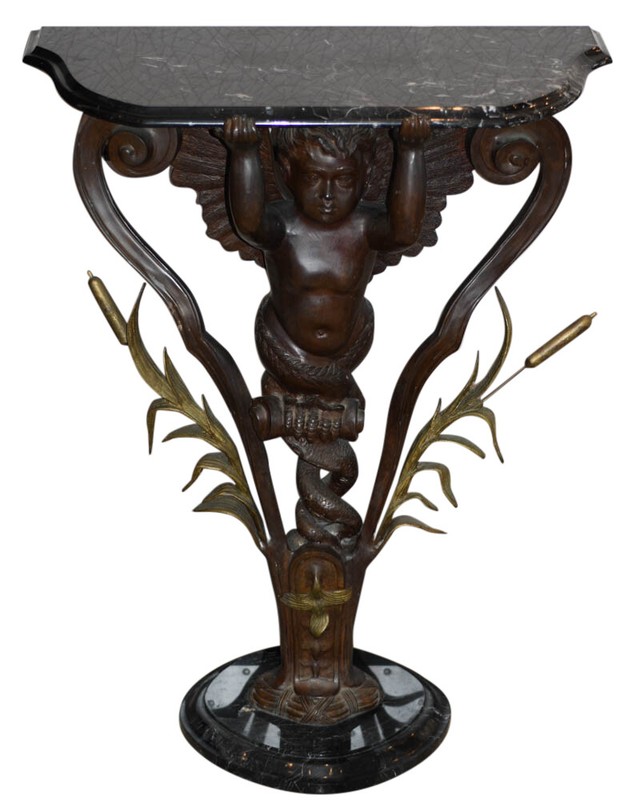 Art Deco/Art Nouveau Reproduction Bronze Table