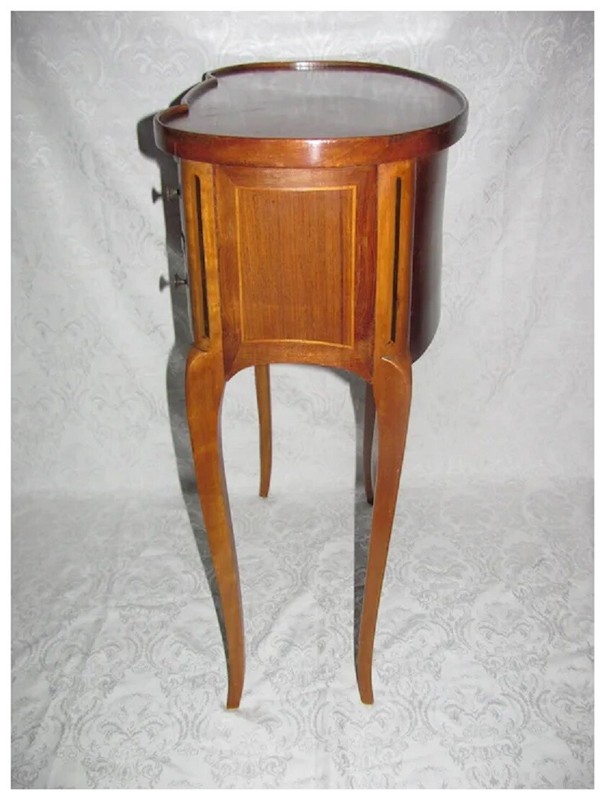 Antique French Mahogany Side Table 18th Century gallery