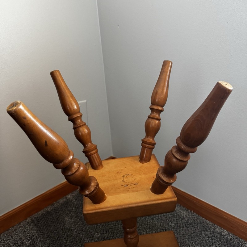MCM - VNTG Wood Telephone Stand, Authentic Furniture Product, Cali - Japan gallery