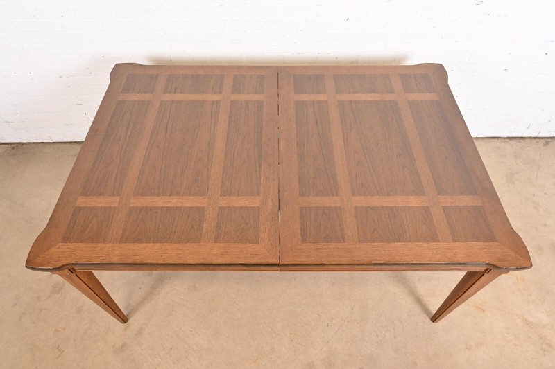 Thomasville French Regency Louis XVI Pecan Wood Dining Table, Refinished gallery
