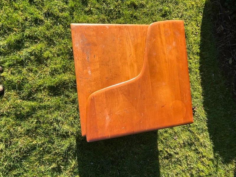 Heywood Wakefield Boomerang Corner Step End Table gallery