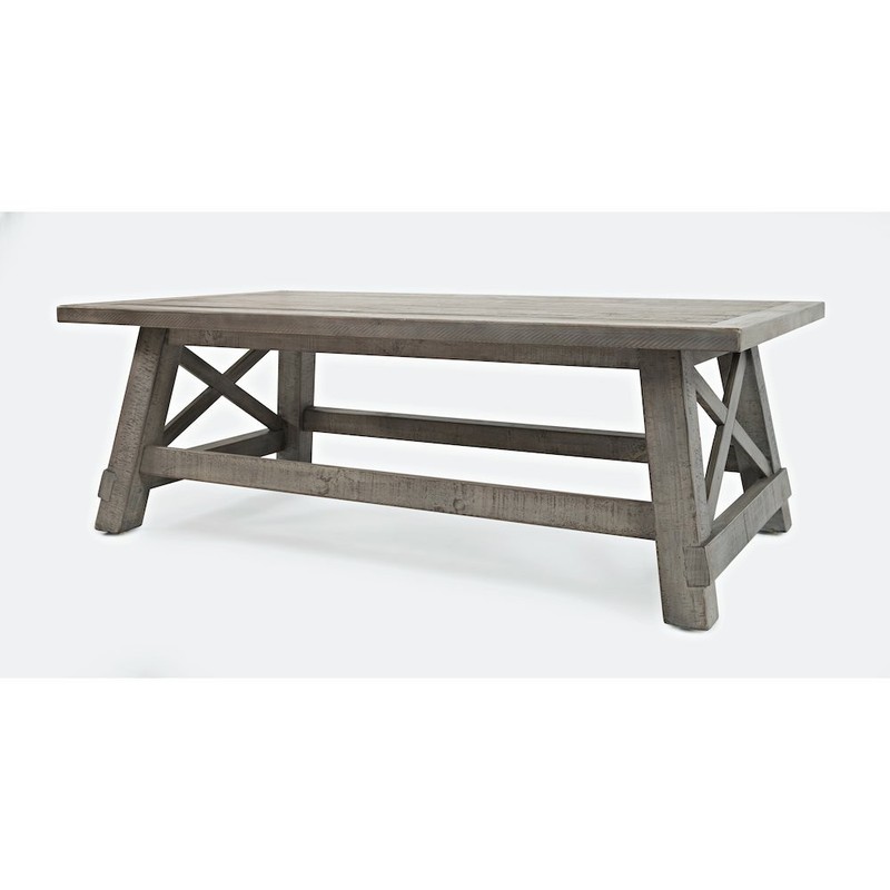 Outer Banks Reclaimed Pine 54" Coffee Table - Driftwood gallery
