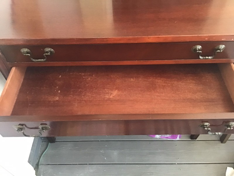 Vintage Mahogany Entry Table Or Dining Room Side Table gallery