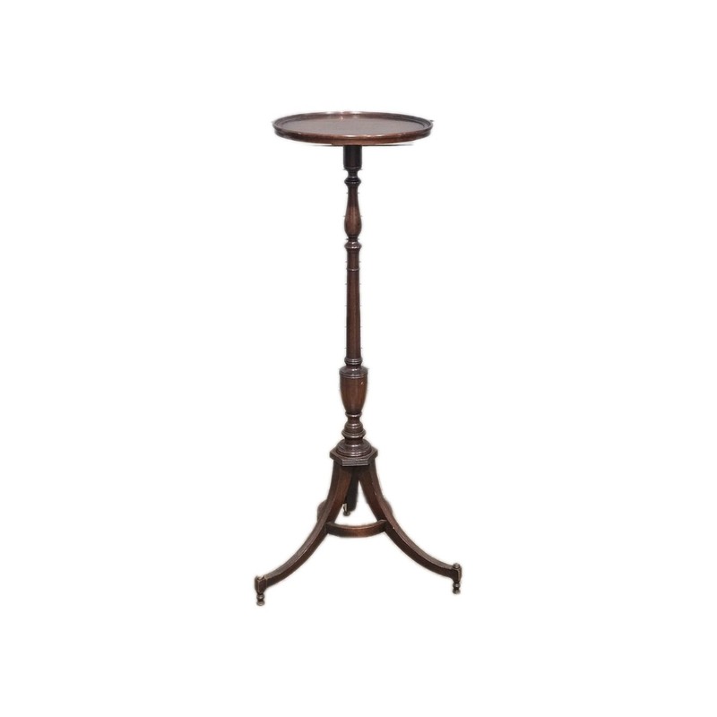 Kittinger Williamsburg Style Mahogany Plant Stand Candlestand