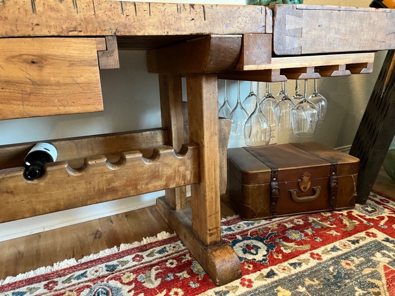 Vintage Custom Italian Carpenters Workbench gallery