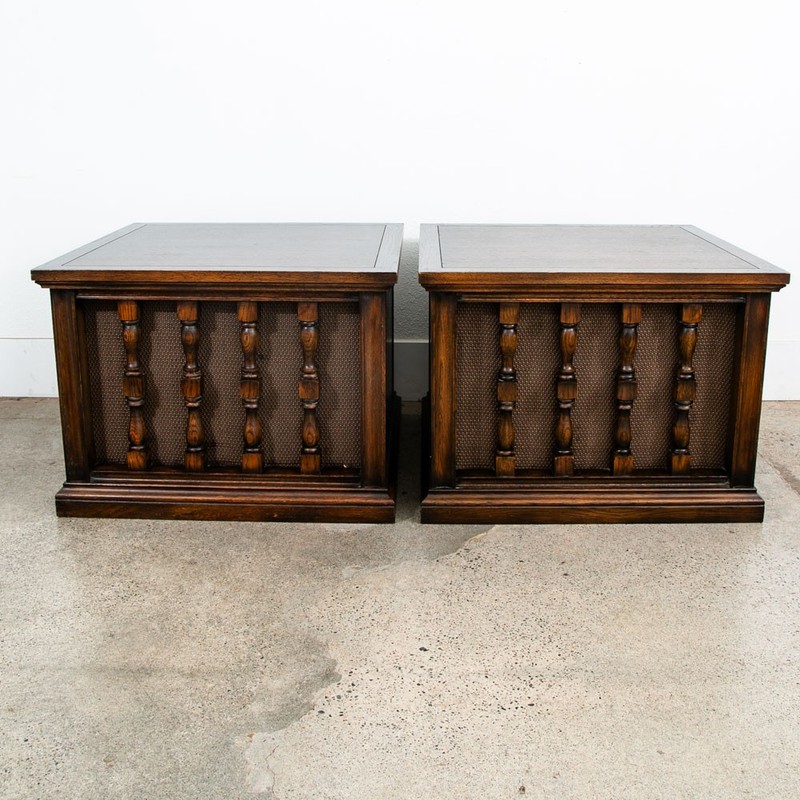 Mid Century Modern Vintage Speaker End Tables Bozak N10102A B207B B209B Hifi NM gallery