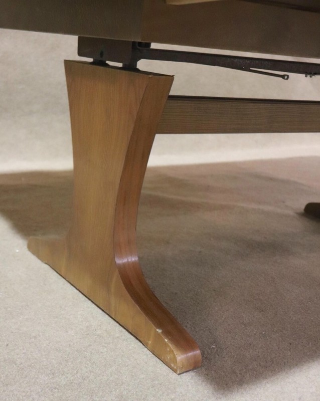 Expanding Coffee Table w/ Parquet Top gallery