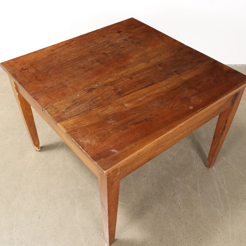 Antique Directoire Table Walnut Italy XVIII Century Original Late 18th Century gallery