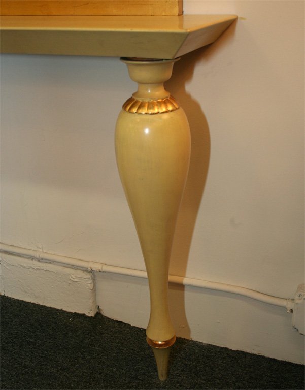 Pair of Wood, Glass and Lacquer Console's by Carlo Enrico Rava, Italy, 1940 gallery
