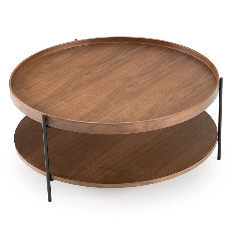 Savoy - Modern Walnut Large Coffee Table gallery